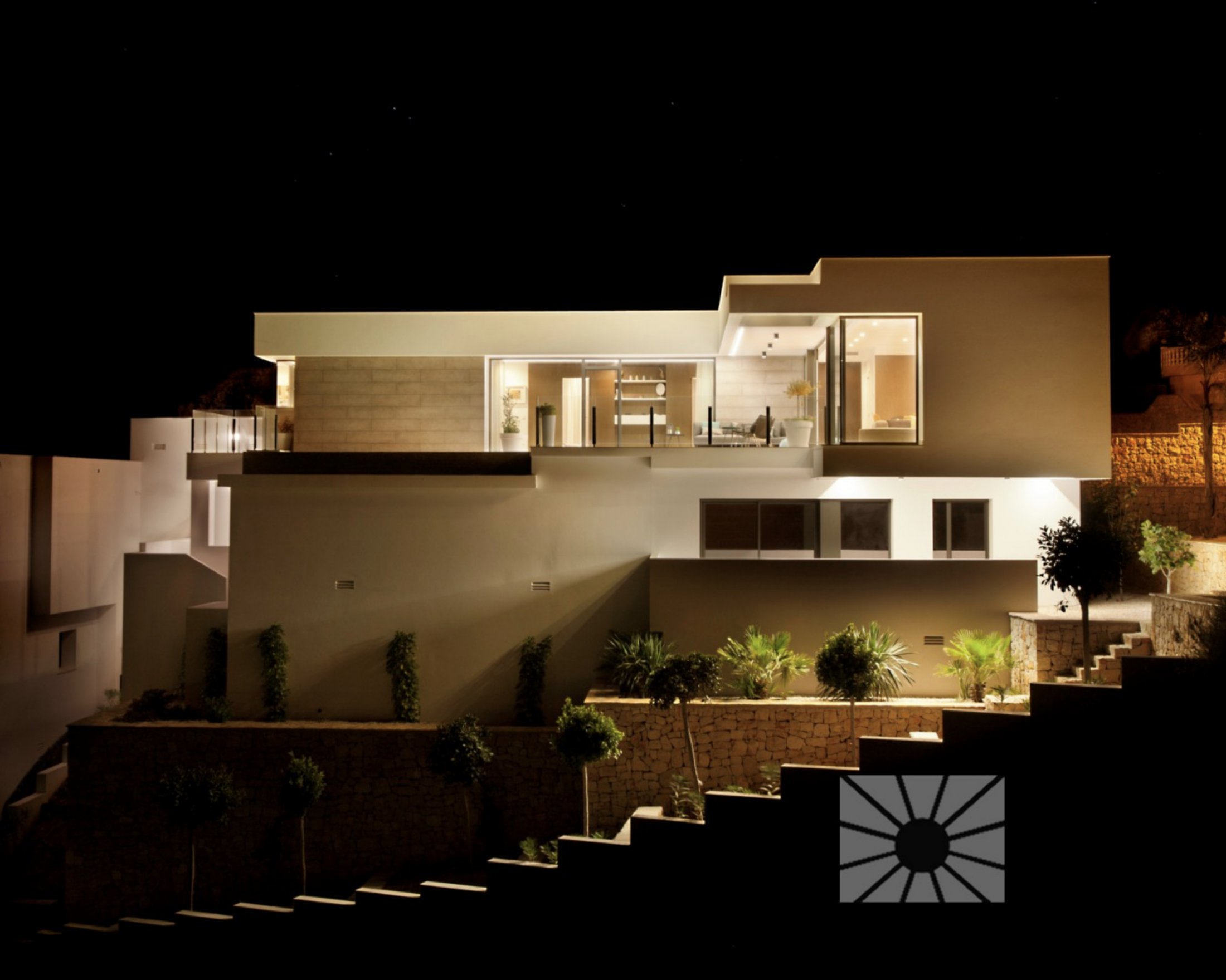 Moderne villa met zeezicht in Cumbre del Sol (Costa Blanca Noord)